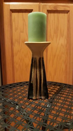 Ceramic candle holder 9 in