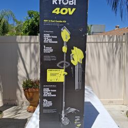 Ryobi 40V 2-Tool Combo Kit 
15" String Trimmer and 550 CFM Leaf Blower