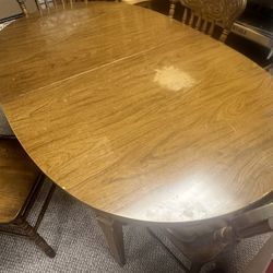 Oak Dining Table With Chairs 