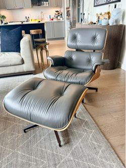 Eames Lounge Chair and Ottoman. Two chairs Available