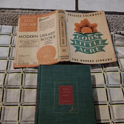 God’s Little Acre Modern Library 51 1934 OOP BOOK Erskine CALDWELL  SLIPCOVER 