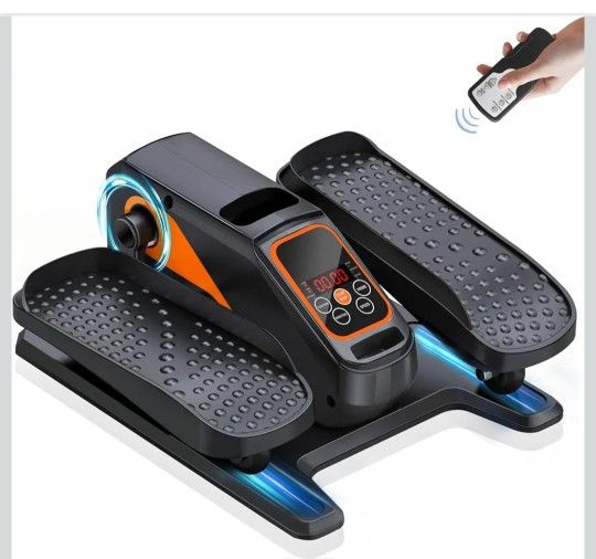 Under Desk Elliptical Machine, Electric Elliptical as Seen on TV While Sitting for Seniors Adults, Quiet & Portable Electric Seated Pedal Exerciser wi