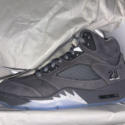 Jordan 5 Wolf Grey; Size 8