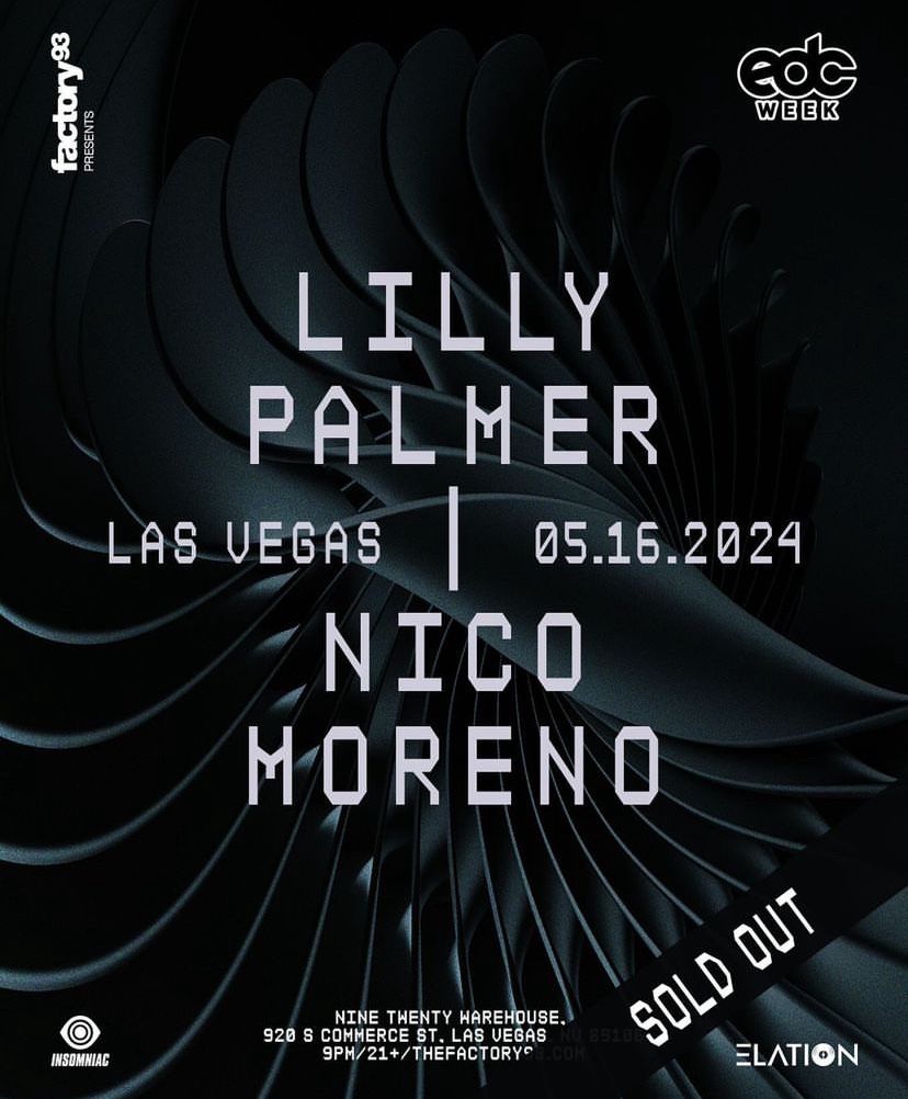 2 GA Tickets To factory 93 Lily Palmer Show 