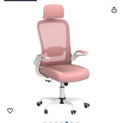 Pink Ergonomic Office Chair 