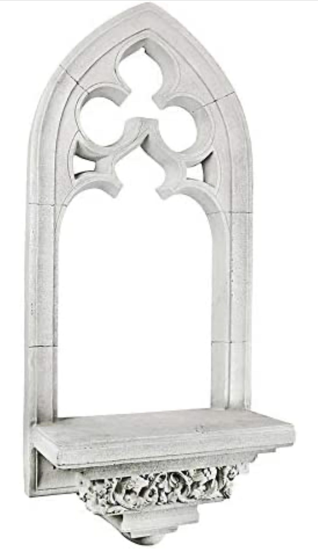 Designer Toscano Reims Cathedral Gothic Window Tracery - Wall Home Hanging Decor Arch Shelf