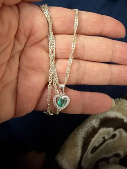 Real 925 Sterling Silver Heart ❤️ pendant necklace