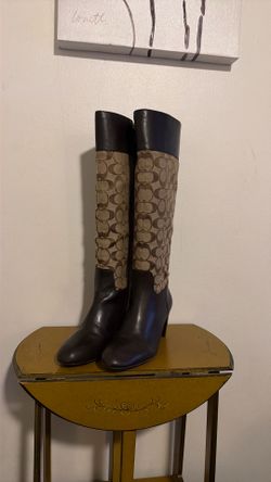Vintage Coach Gail boots leather
