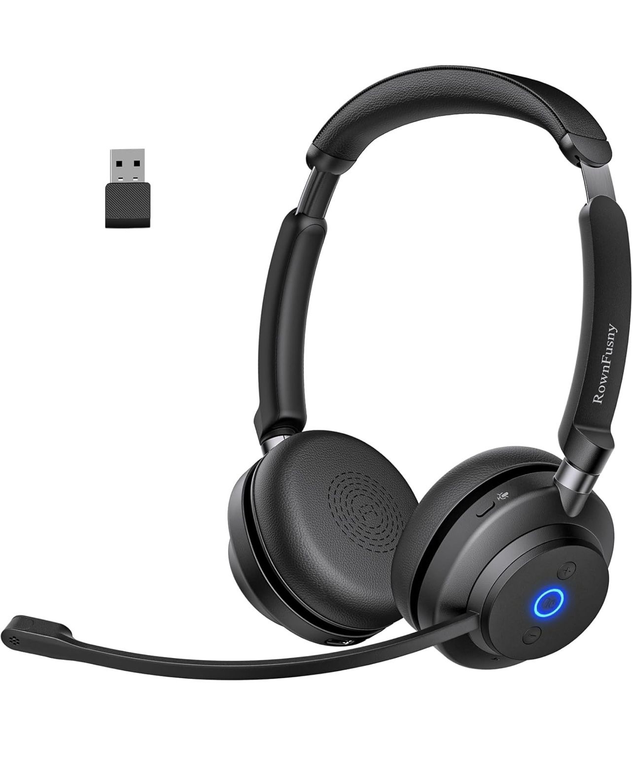Wireless Headset with Mic for Work, Bluetooth 5.3,