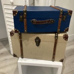 Trunk & Suitcase Set