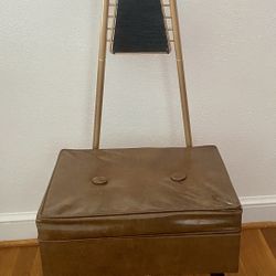 Refurbished VINTAGE SPIEGEL MID-CENTURY VALET/BUTLER GENTLEMANS WARDROBE DRESSING CHAIR STAND