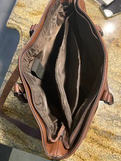 Laptop leather bag