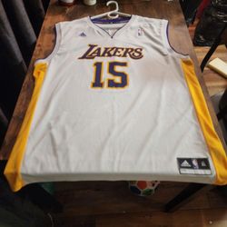 Adidas Lakers Jersey.  #15.  World Peace