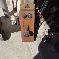 Antique Phone Made By Swedish American Company