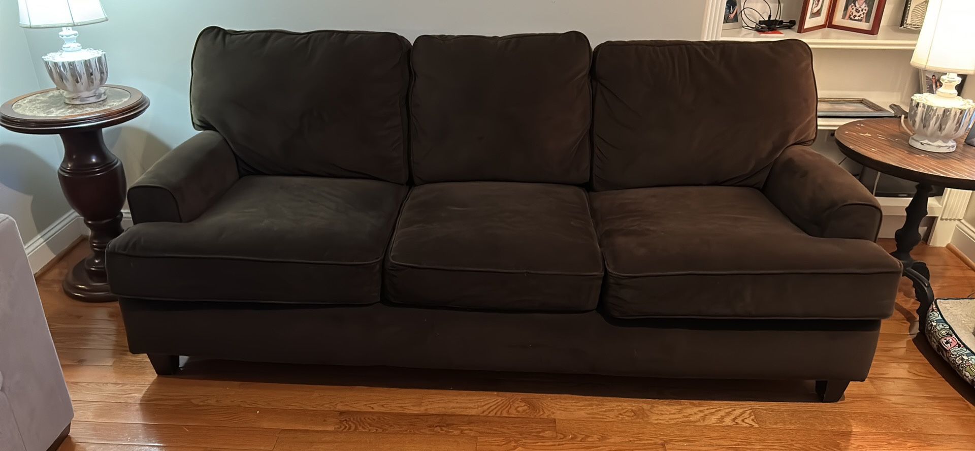 Brown Suede couch for Sale in Denver, CO OfferUp