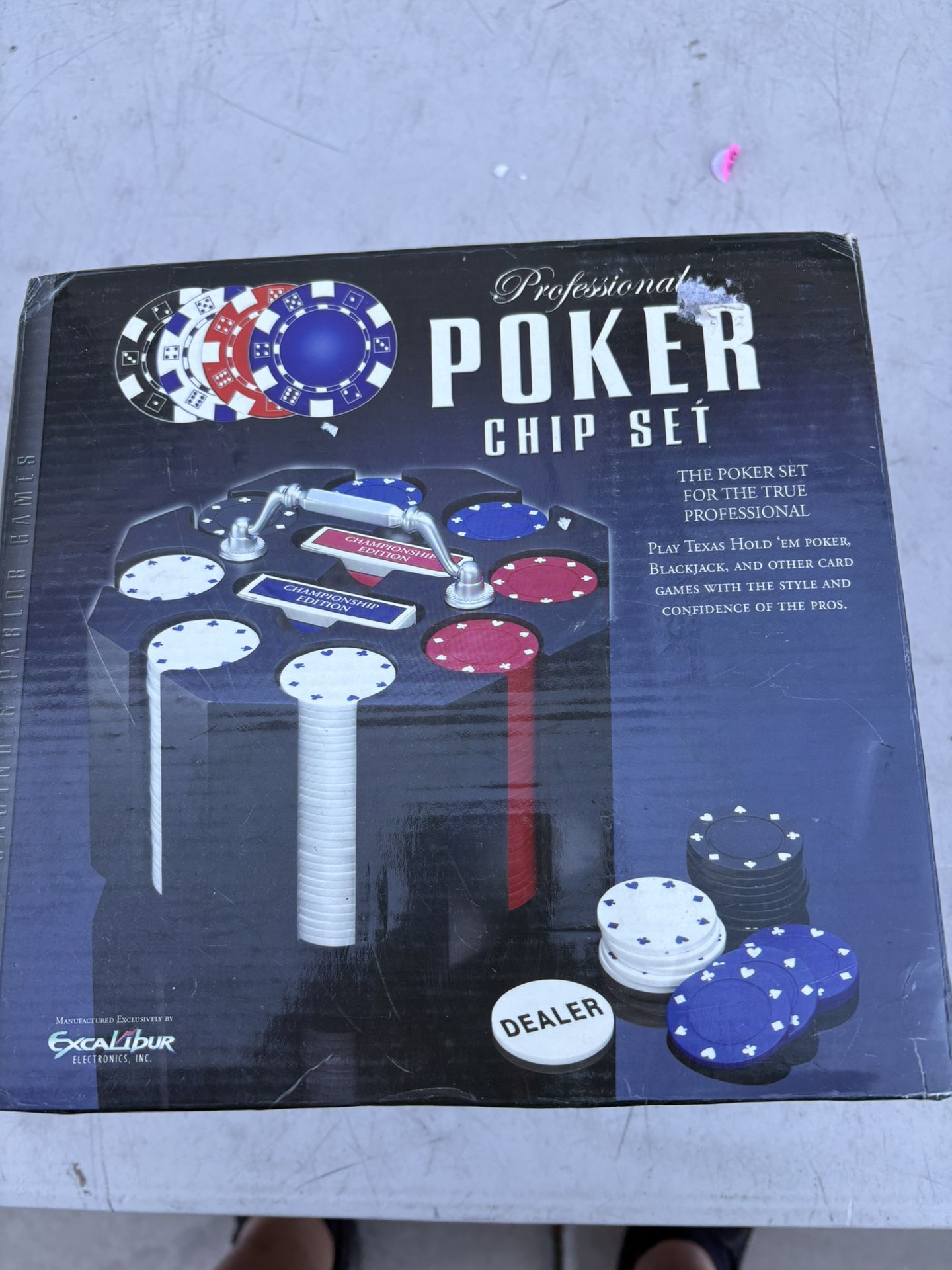 Professional Poker Chips By Excalibur