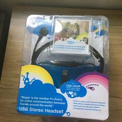 Free talk & Skype Usb Stereo Headset 