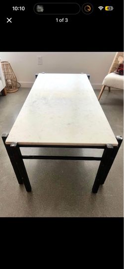 Crate and Barrel Coffee Table. Like new. wrapped up.