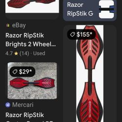 Red RipStik Skateboard