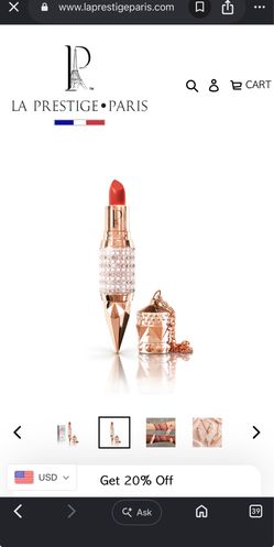 Enchanted Prestige-Shiny Rose Lipstick (x2)