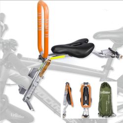 Child Bike Seat, Front Mount Kids Bike Seat,Fit Mountain Bikes, Cruiser Bikes, Folding Bikes, Ultra Light,Portable, Tool-Free, Quick-Release