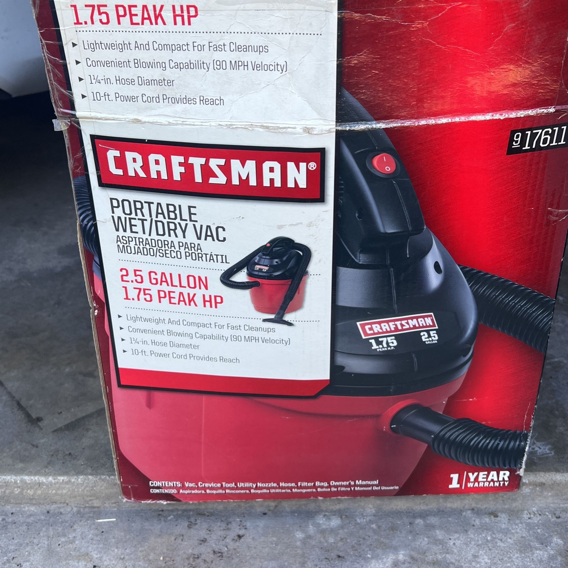 Craftsman Portable Wet/Dry Vac