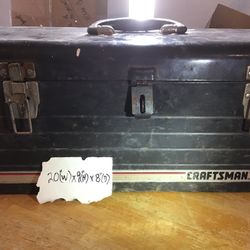 Craftsman 20” Metal Toolbox With Tray
