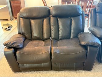 One couch and one love set