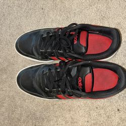 Red and Black Adidas