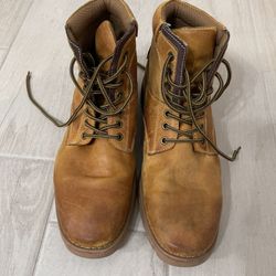 Steve Madden Cedar Tan Ankle Boots