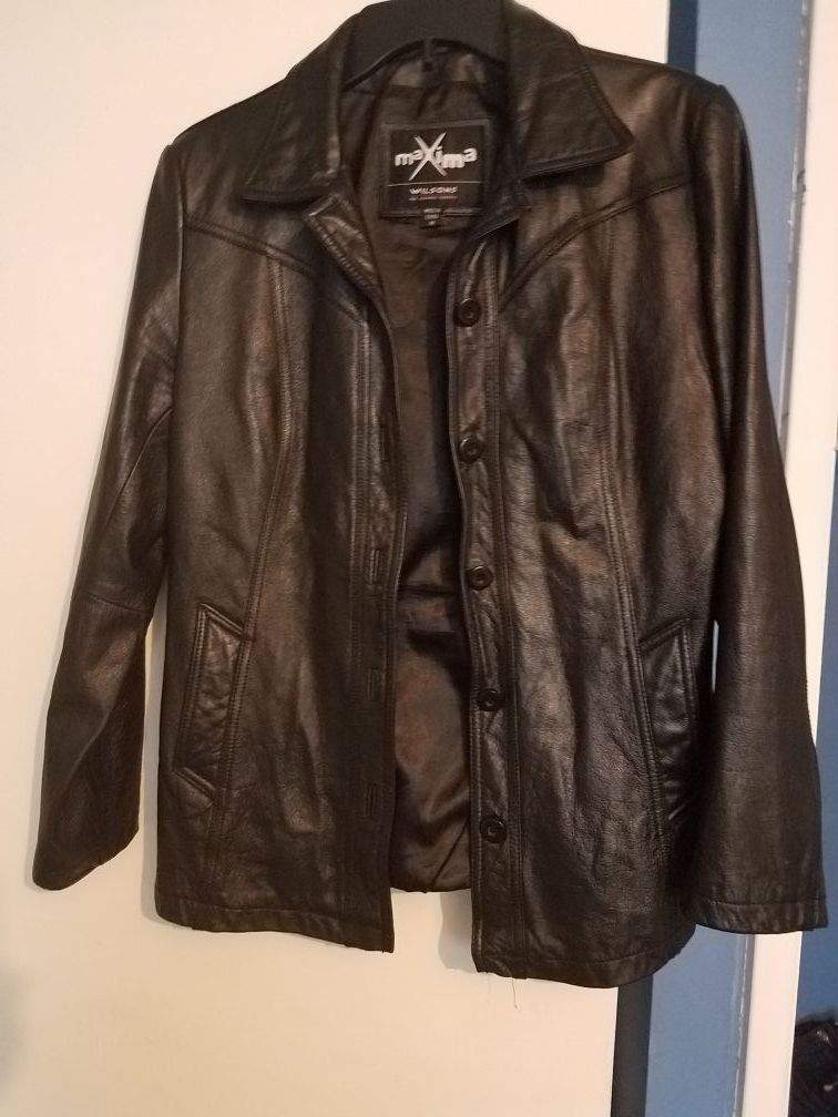 Leather jacket by Wilson's (maxima)