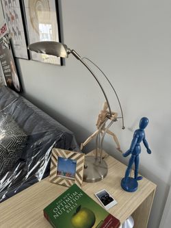 Silver Desk Lamp 