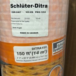 150 Sq Ft Schluter Systems Ditra Uncoupling and Waterproofing membrane