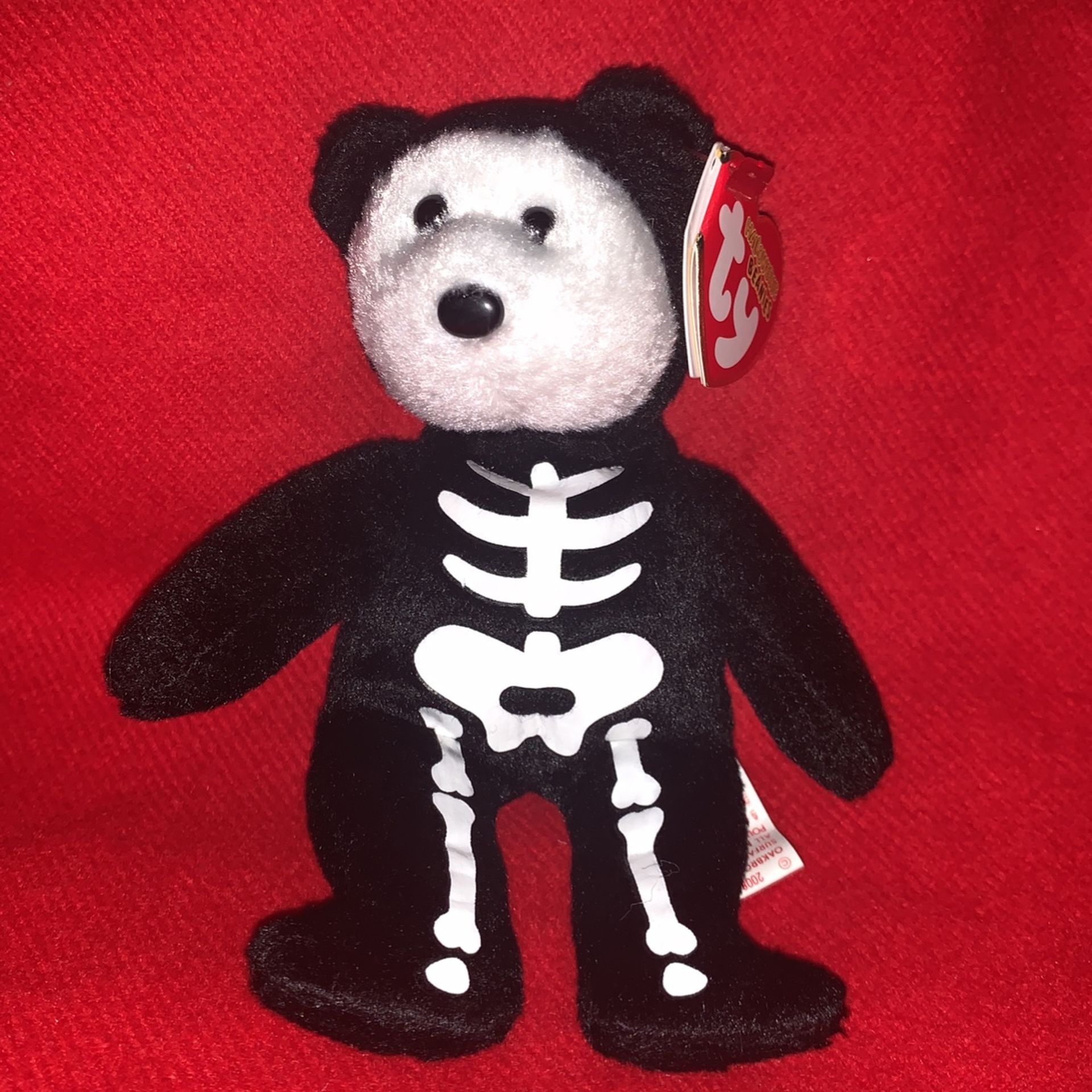Ty BONESES Holloweenie Beanie 4” Beanie Babies Collection With Tag/tash