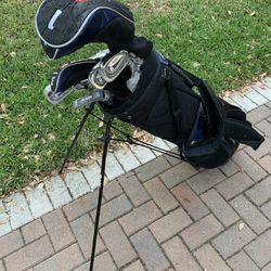 Brand new! Ram Concept+ oversize golf club set right handed matching golf bag and headcovers