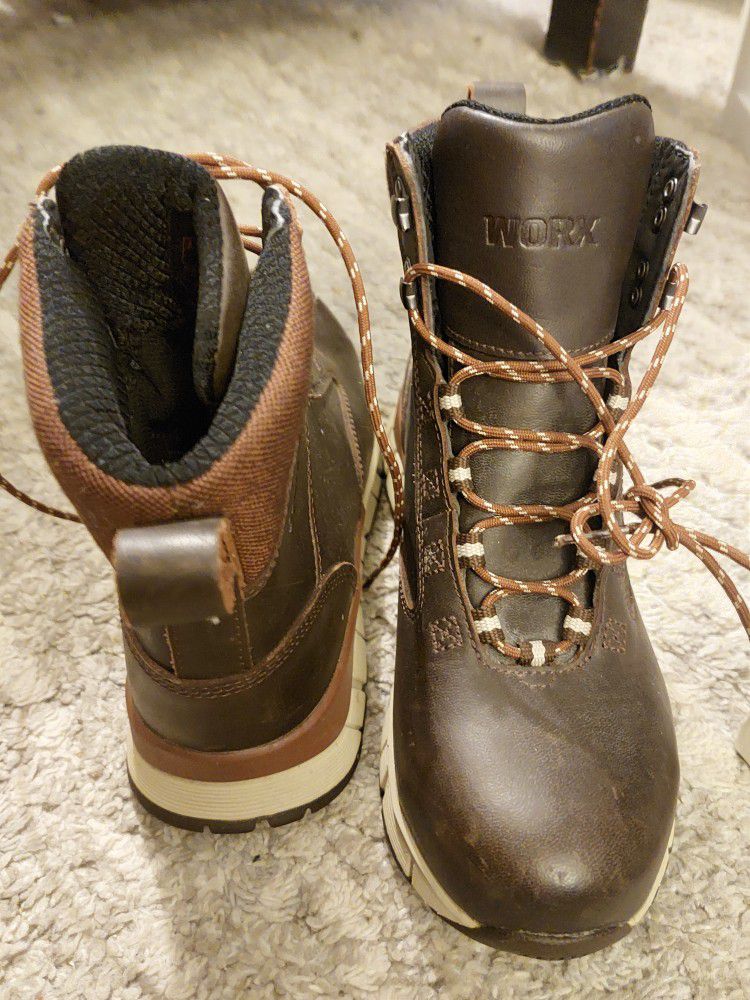 New Womens Red Wing  WORX Steel Toe Boots Size 6