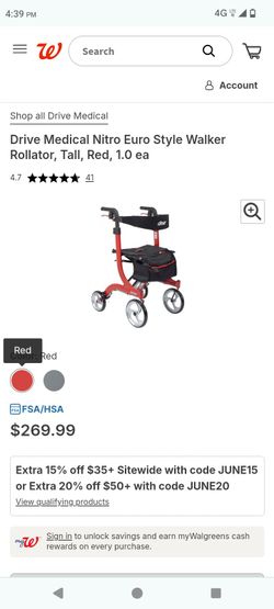 Drive Elite Walker