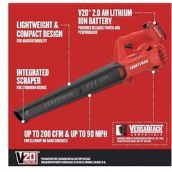 CRAFTSMAN 20V MAX Cordless Leaf Blower