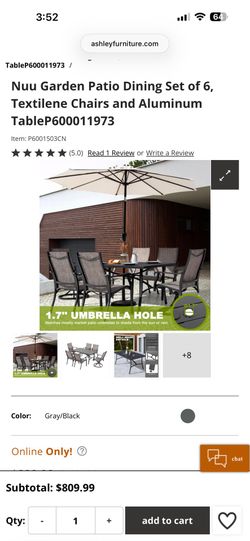 Patio set. Brand new!