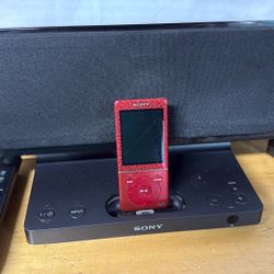 Sony Walkman And Speaker 