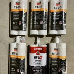 Simpson StrongTie ET-3G Anchoring Epoxy 22 fl. oz & Ultrabond HS-ICC High Strength Anchoring Epoxy