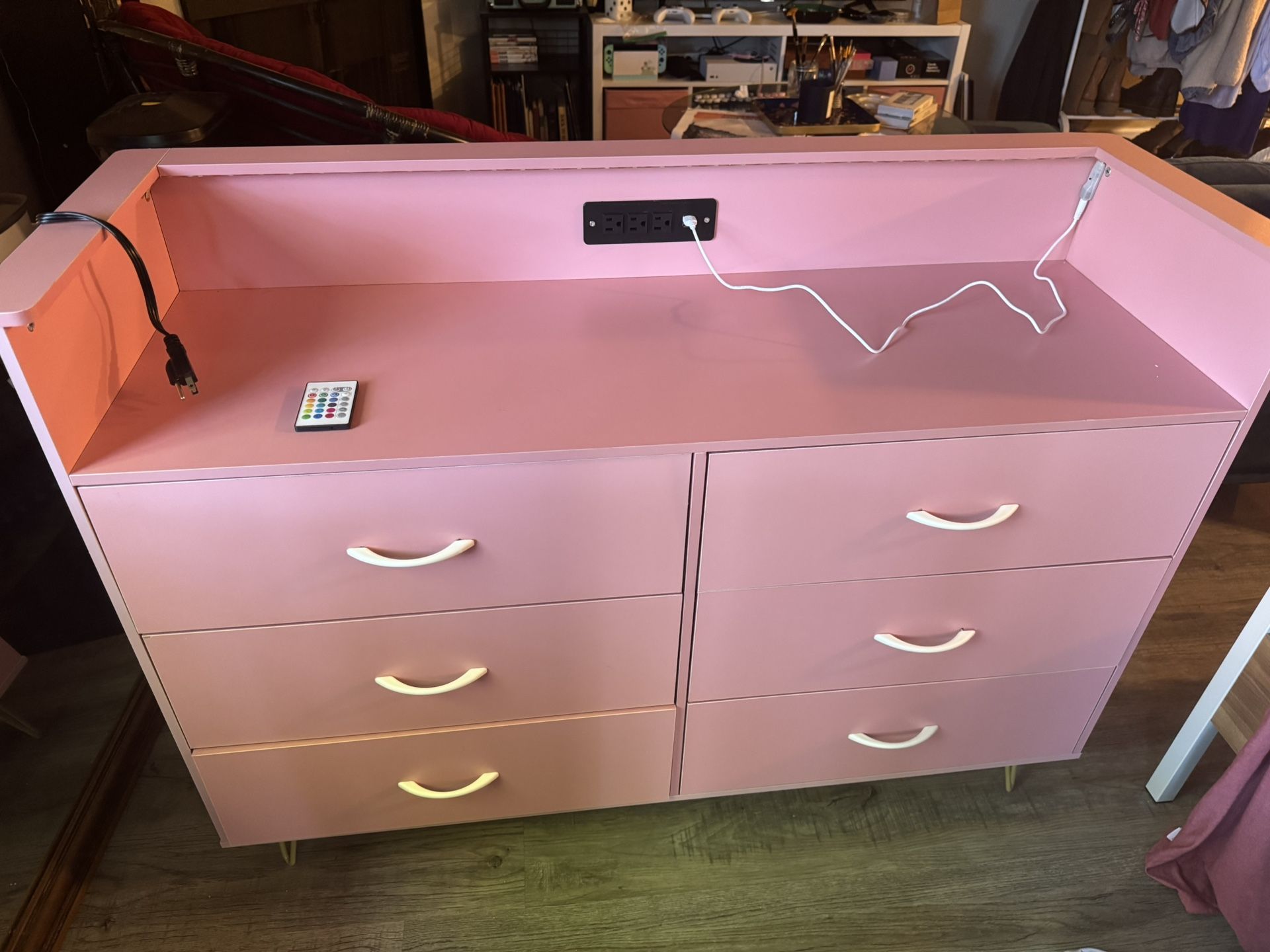 Pink Dresser