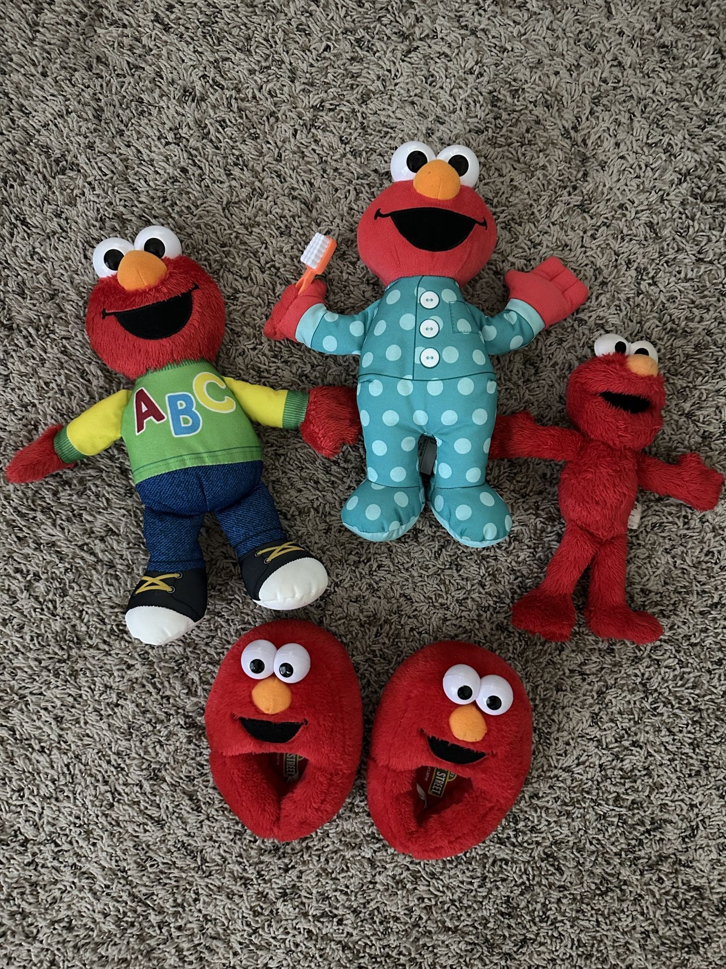 Elmo Slippers And Talking Toys