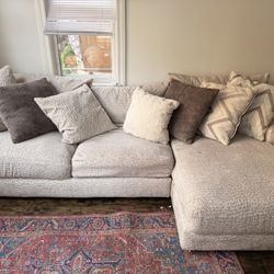 Sectional Sofa And Swivel Chair 
