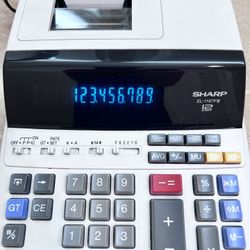 Sharp EL-1197PIII commercial printing calculator $25