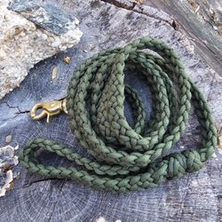 Hand Braided Dog Leash Customized