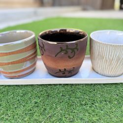 3 Pot Decorative Planter 