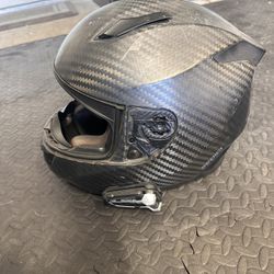 Helmet With Ear Piece 