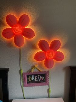 IKEA wall flower lights