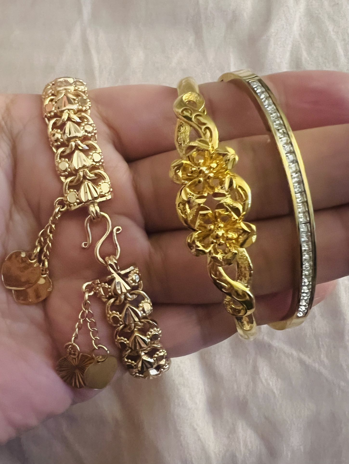 Cute Gold Plated Bracelets
